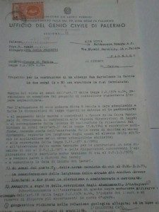 Certificato di Conformita' del Genio Civile di Palermo